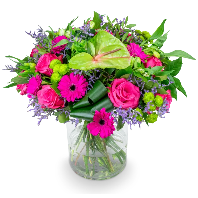 Bouquet of pink flowers
